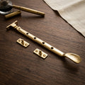 Brass Casement Window Stay & Pin Set